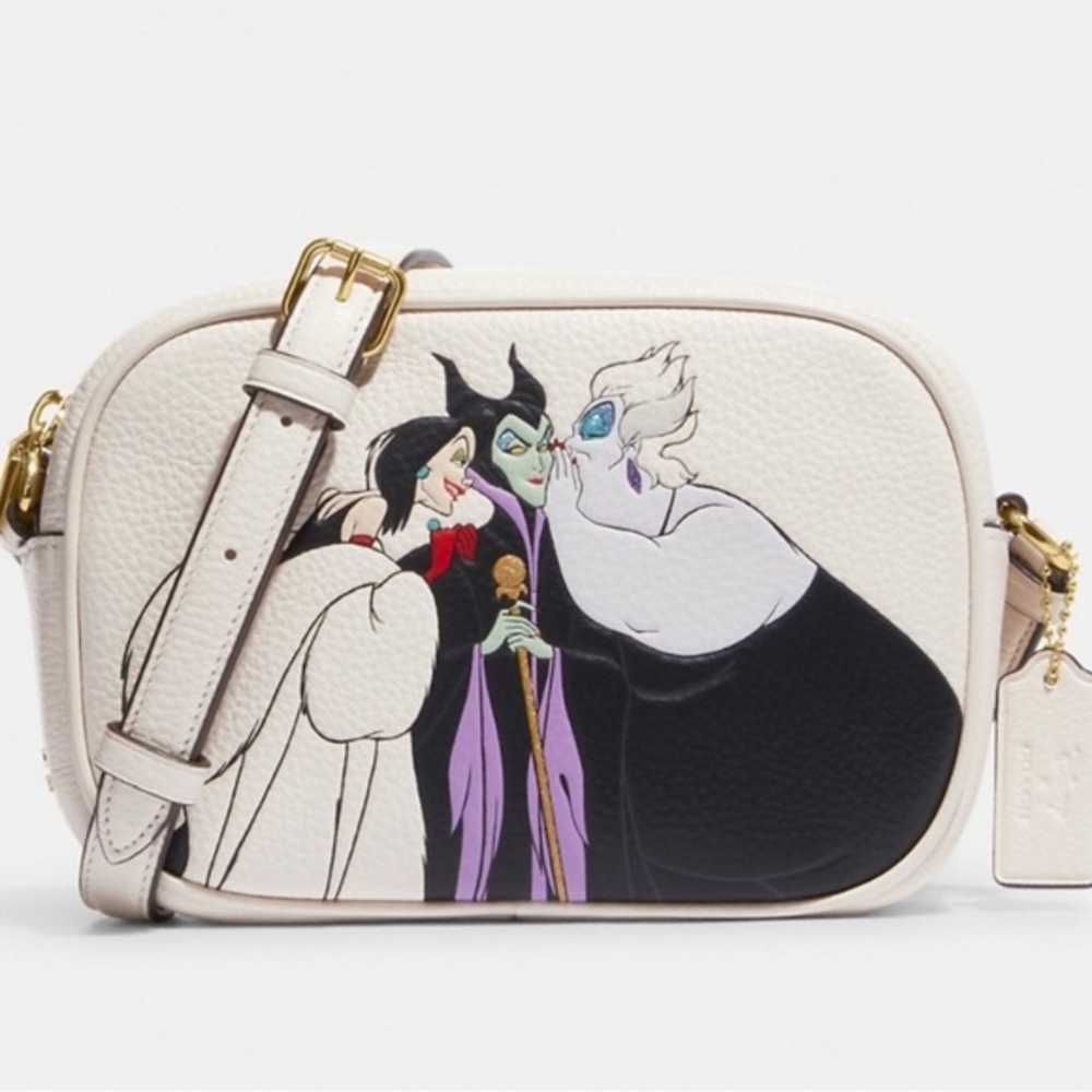 Coach Cream Disney Villains Satchel